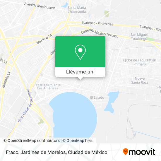 Mapa de Fracc. Jardines de Morelos