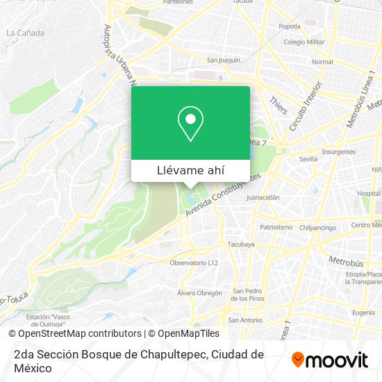 Cómo llegar a 2da Sección Bosque de Chapultepec en Naucalpan De Juárez en  Autobús?