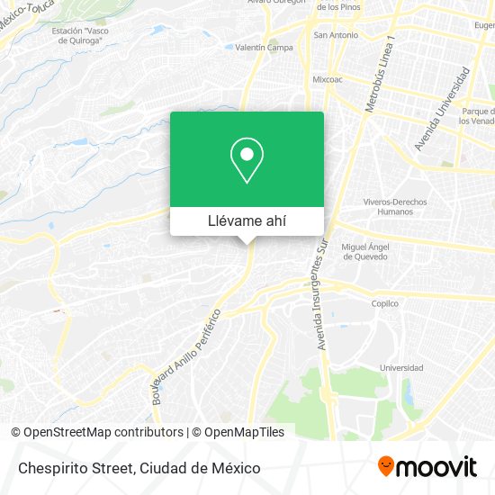 Mapa de Chespirito Street