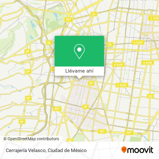 Mapa de Cerrajería Velasco