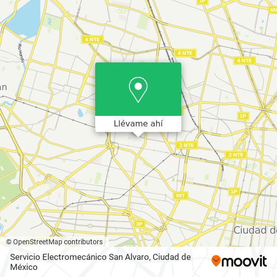 Mapa de Servicio Electromecánico San Alvaro