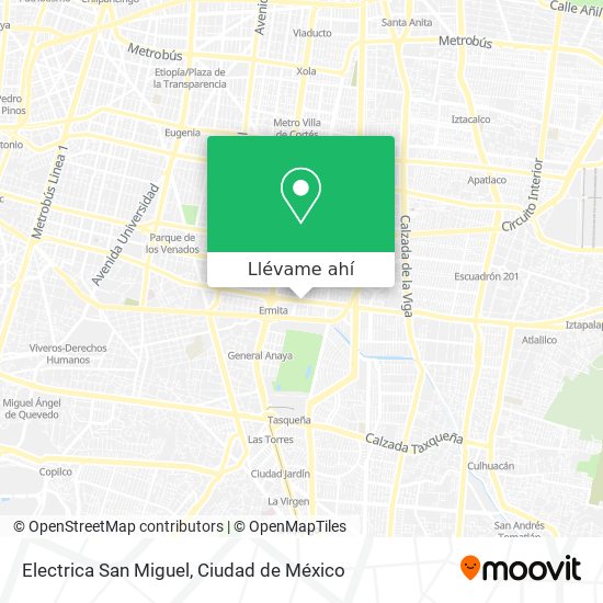 Mapa de Electrica San Miguel
