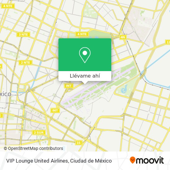 Mapa de VIP Lounge United Airlines