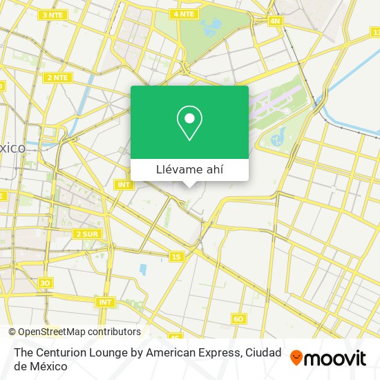 Mapa de The Centurion Lounge by American Express