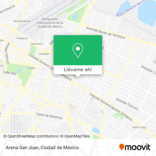 Mapa de Arena San Juan