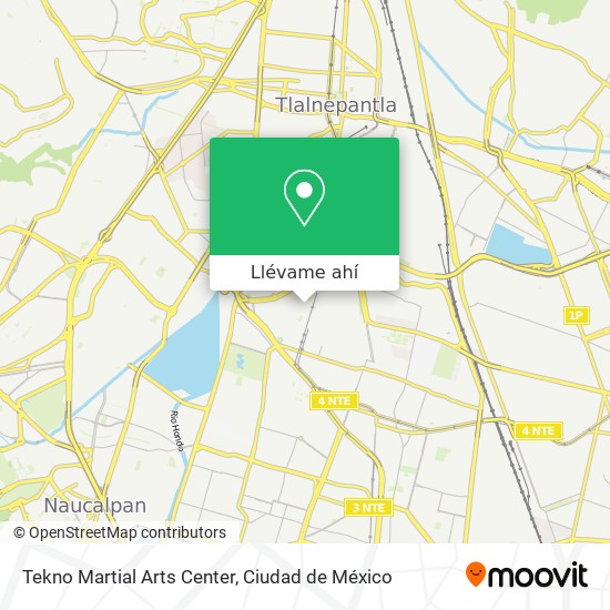 Mapa de Tekno Martial Arts Center