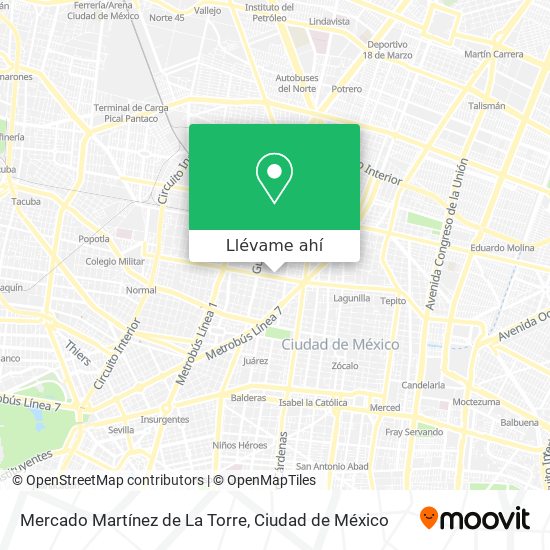 Mapa de Mercado Martínez de La Torre