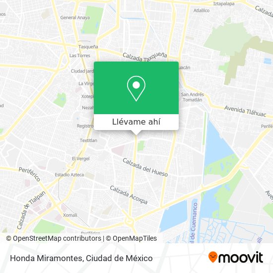 Mapa de Honda Miramontes