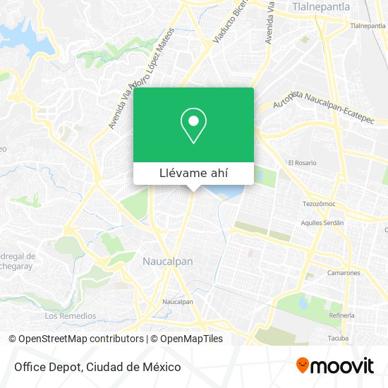 Cómo llegar a Office Depot en Atizapán De Zaragoza en Autobús?