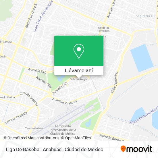 Mapa de Liga De Baseball Anahuac!