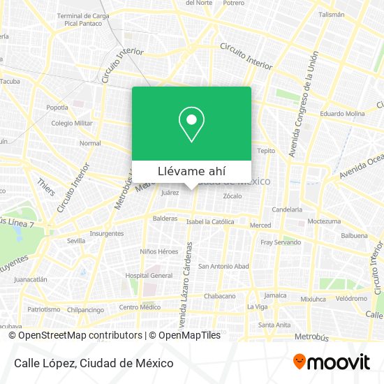 Mapa de Calle López