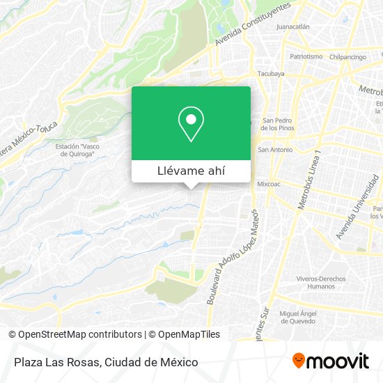 Mapa de Plaza Las Rosas