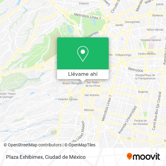 Mapa de Plaza Exhibimex