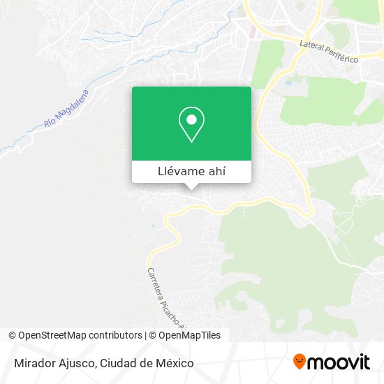 Mapa de Mirador Ajusco