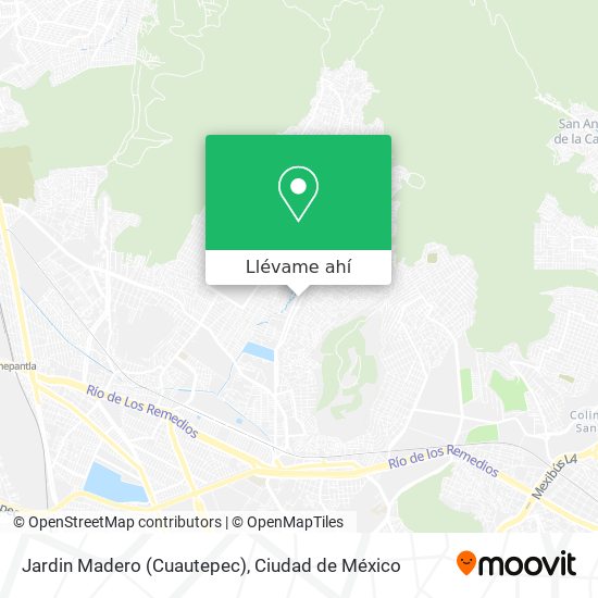 Mapa de Jardin Madero (Cuautepec)