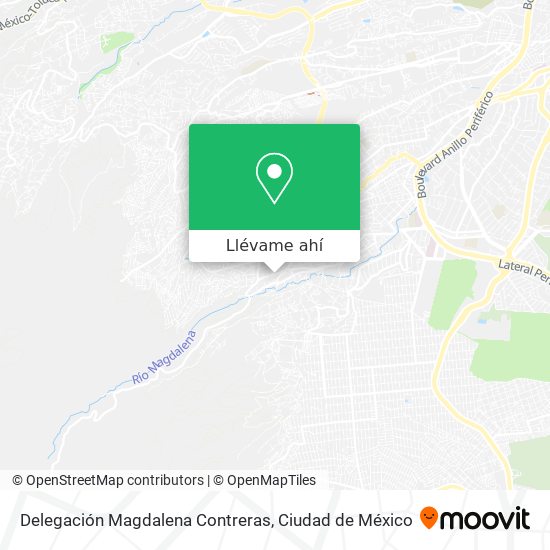 Cómo llegar a Delegación Magdalena Contreras en Cuajimalpa De Morelos en  Autobús?