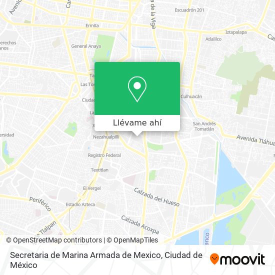 Cómo llegar a Secretaria de Marina Armada de Mexico en Benito Juárez en  Autobús, Metro o Tren?