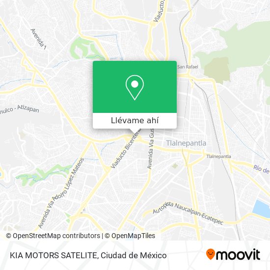 Mapa de KIA MOTORS SATELITE