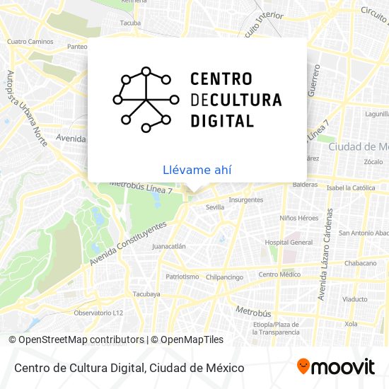 Mapa de Centro de Cultura Digital