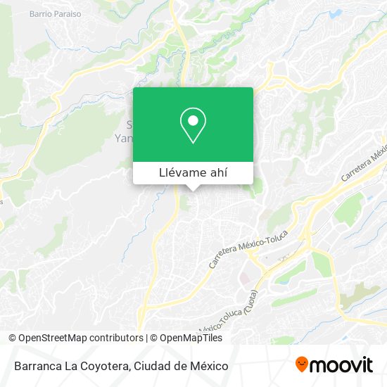 Mapa de Barranca La Coyotera