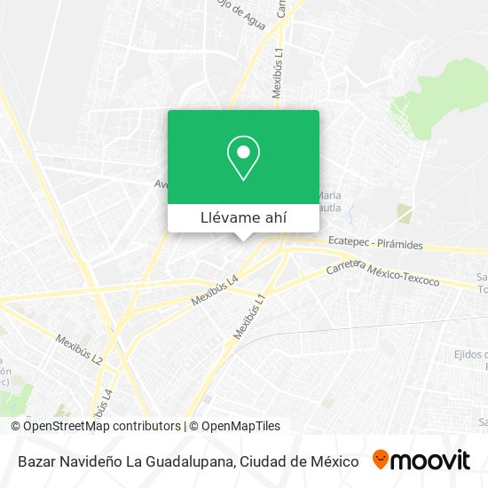 Mapa de Bazar Navideño  La Guadalupana