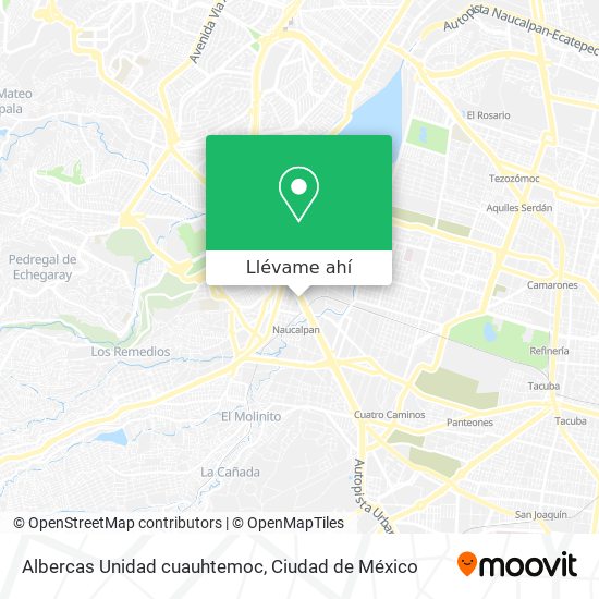 Cómo llegar a Albercas Unidad cuauhtemoc en Atizapán De Zaragoza en Autobús  o Metro?