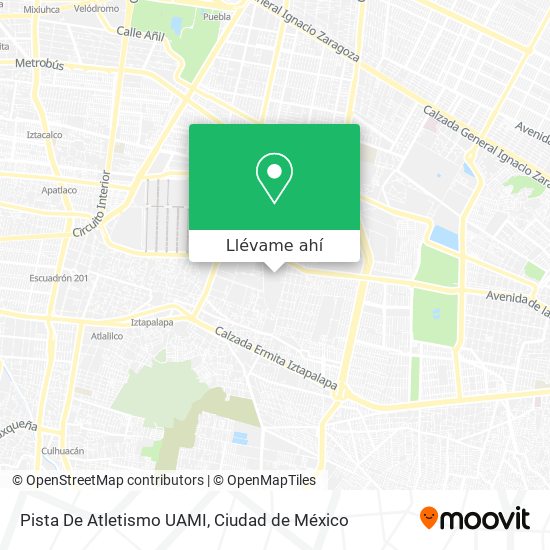 Mapa de Pista De Atletismo UAMI