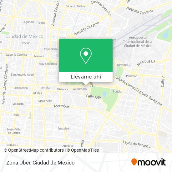 Mapa de Zona Uber