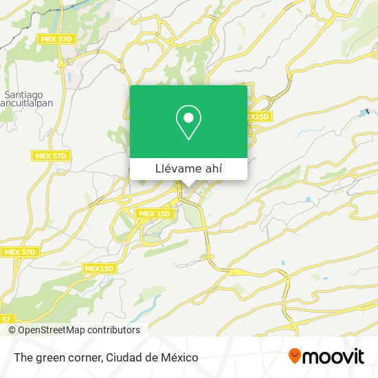 Mapa de The green corner