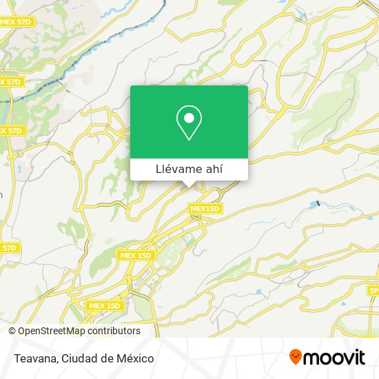 Mapa de Teavana