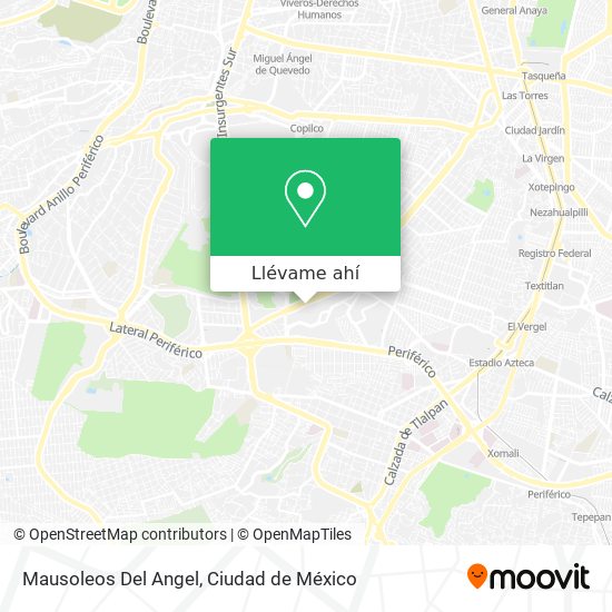 Mapa de Mausoleos Del Angel