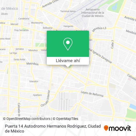 Cómo llegar a Puerta 14 Autodromo Hermanos Rodriguez en Cuauhtémoc en  Autobús o Metro?