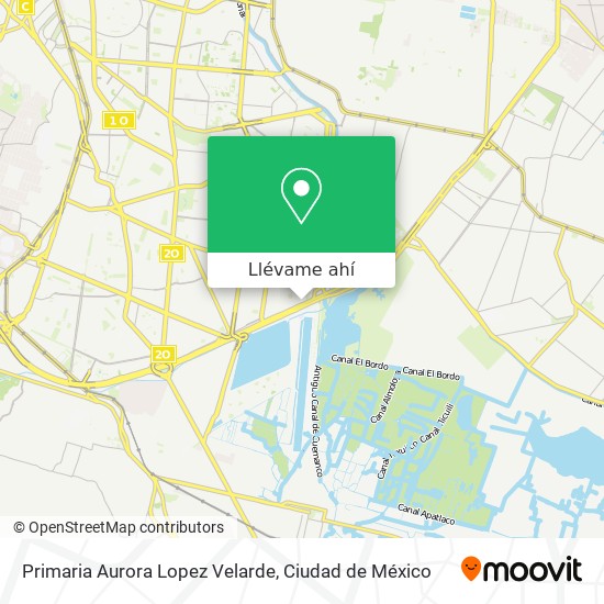 Mapa de Primaria Aurora Lopez Velarde