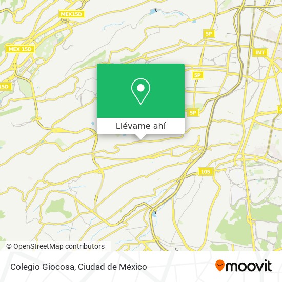 Mapa de Colegio Giocosa