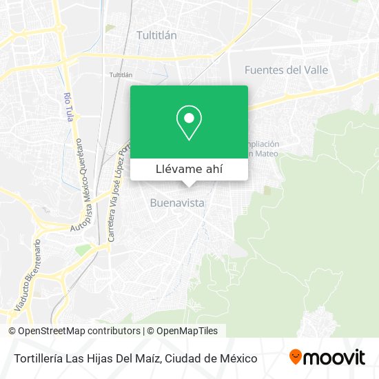 Mapa de Tortillería  Las Hijas Del Maíz