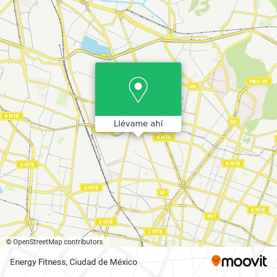 Mapa de Energy Fitness