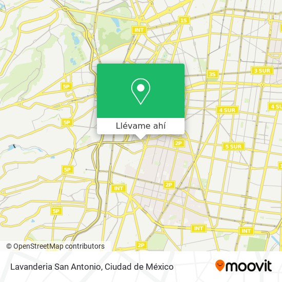 Mapa de Lavanderia San Antonio