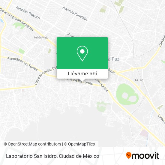 Mapa de Laboratorio San Isidro