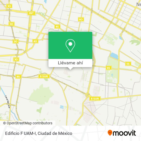 Mapa de Edificio F UAM-I