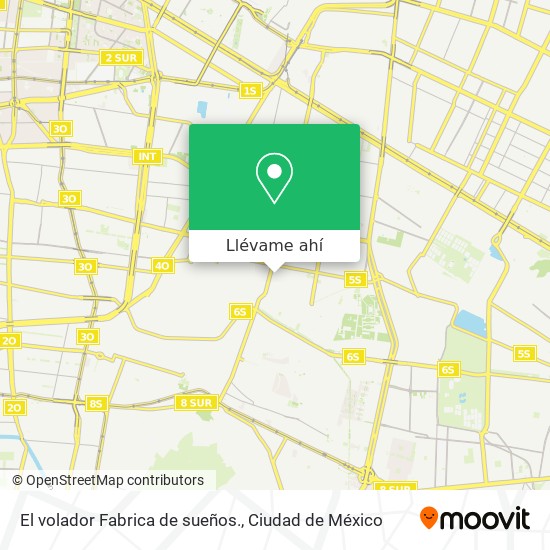 Mapa de El volador  Fabrica de sueños.