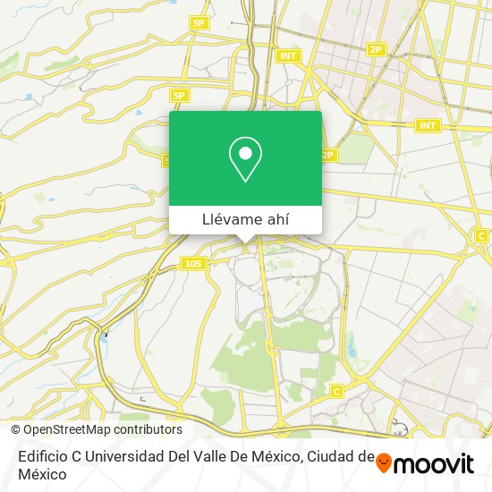 Mapa de Edificio C Universidad Del Valle De México
