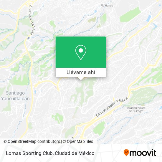 Cómo llegar a Lomas Sporting Club en Naucalpan De Juárez en Autobús o Metro?