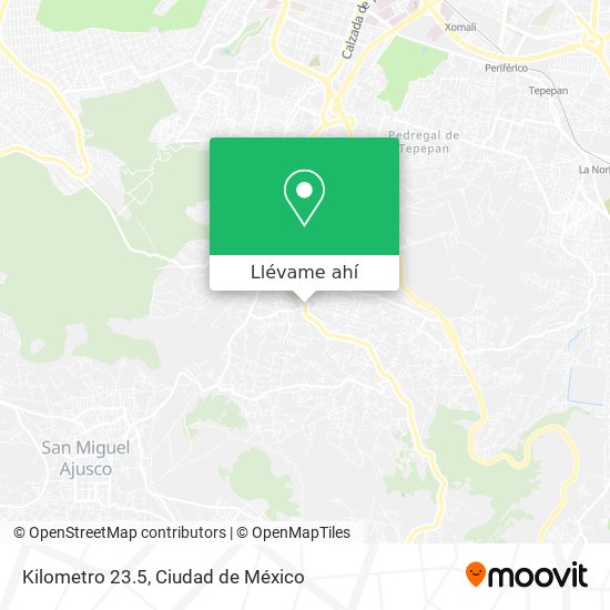 Mapa de Kilometro 23.5