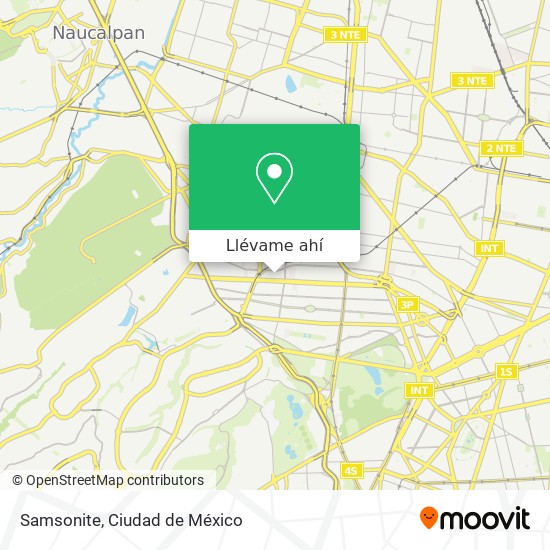 Mapa de Samsonite