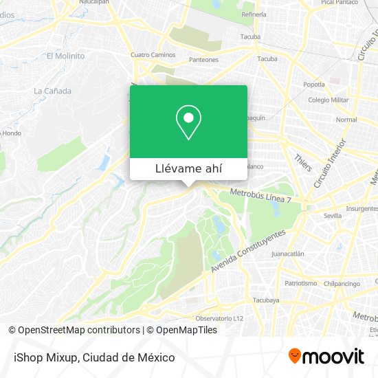 Mapa de iShop Mixup