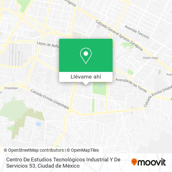 Mapa de Centro De Estudios Tecnológicos Industrial Y De Servicios 53