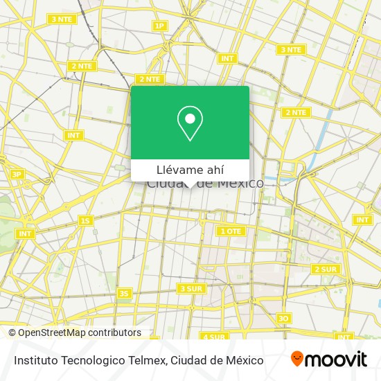 Mapa de Instituto Tecnologico Telmex