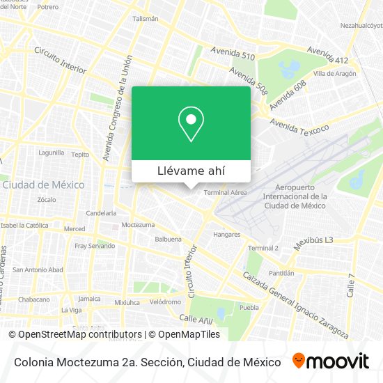 Cómo llegar a Colonia Moctezuma 2a. Sección en Gustavo A. Madero en Autobús  o Metro?