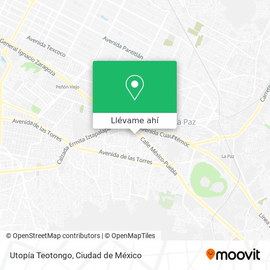 Mapa de Utopía Teotongo