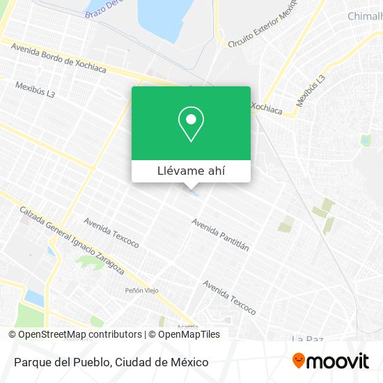 Mapa de Parque del Pueblo